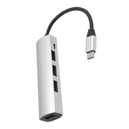 JW-331 USB-C Splitter Type-C 3.1 HUB Dock Adapter with 4-Port Type-C HUB USB 3.0