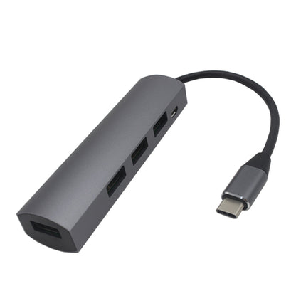 JW-331 USB-C Splitter Type-C 3.1 HUB Dock Adapter with 4-Port Type-C HUB USB 3.0