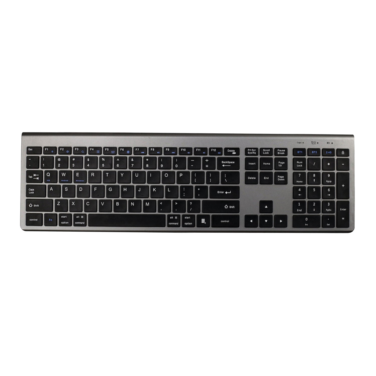 K010C 110 Keys Bluetooth Wireless Keyboard Portable Slim Keyboard Comp ...