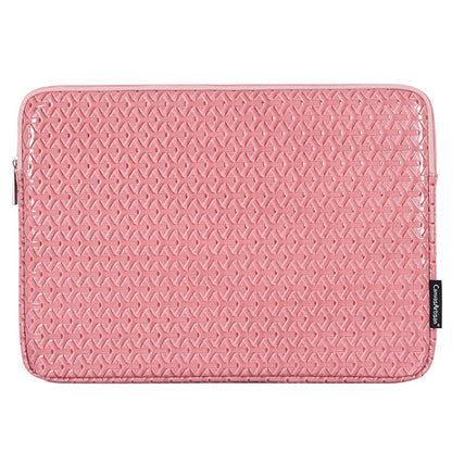 CANVASARTISAN L30-03 15-inch Laptop Sleeve Imprinted Pattern PU Leather Notebook PC Carrying Bag