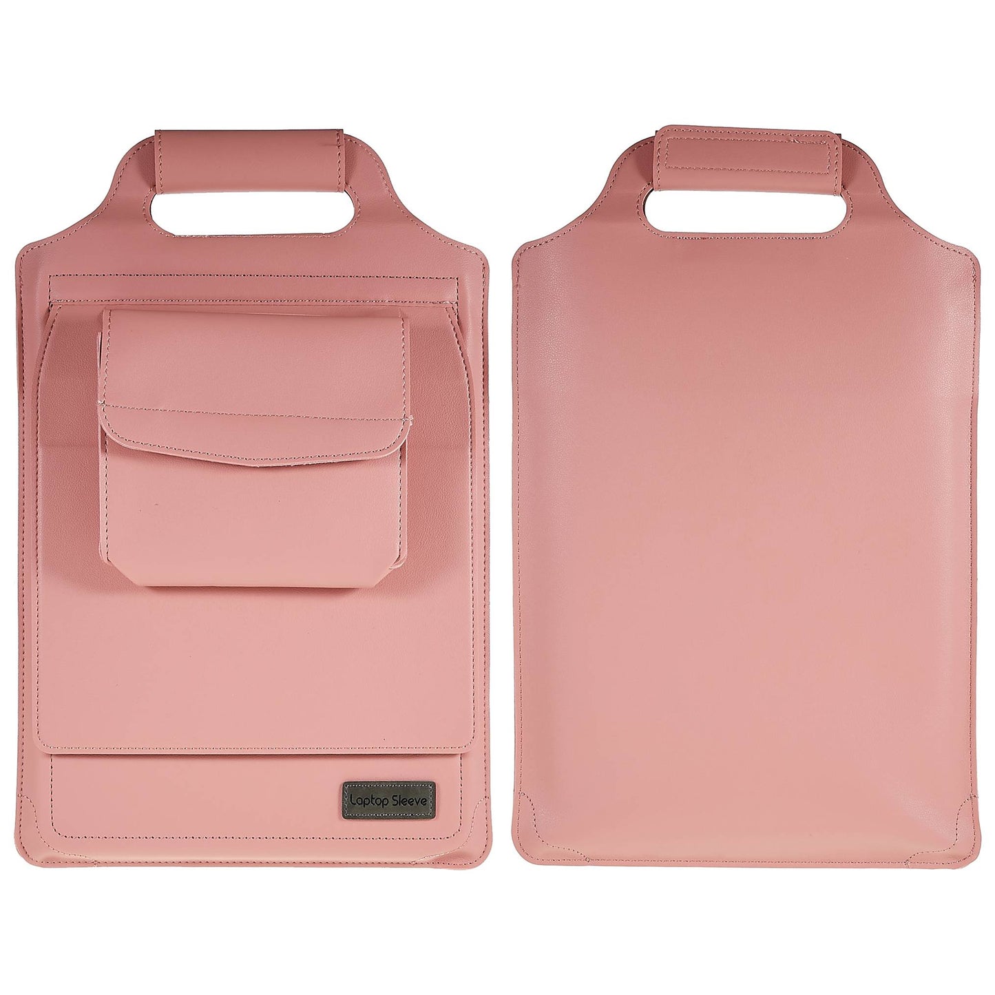 15-inch Laptop Sleeve Case PU Leather Notebook Carrying Case with Adjustable Stand