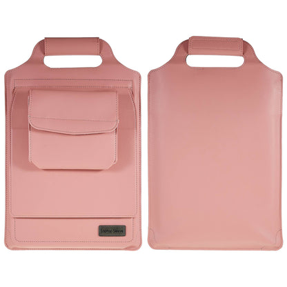 15-inch Laptop Sleeve Case PU Leather Notebook Carrying Case with Adjustable Stand