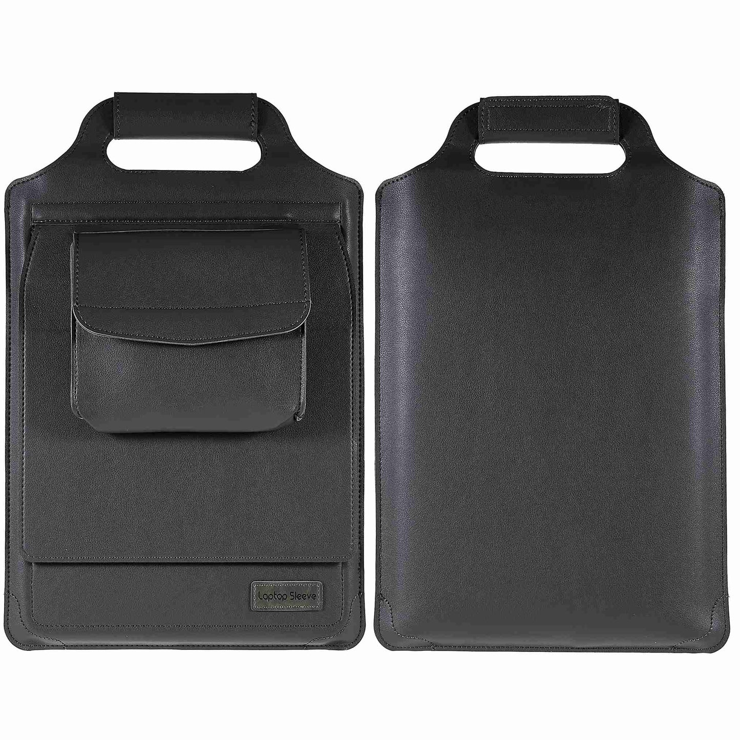 15-inch Laptop Sleeve Case PU Leather Notebook Carrying Case with Adjustable Stand