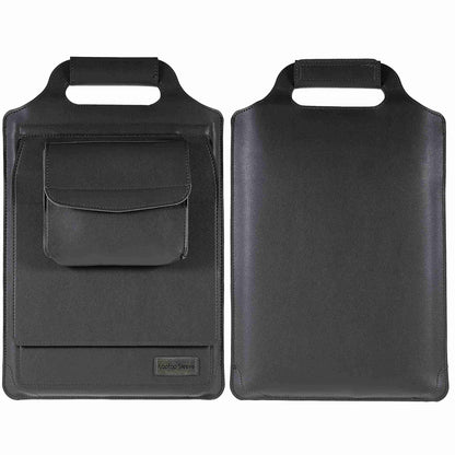 15-inch Laptop Sleeve Case PU Leather Notebook Carrying Case with Adjustable Stand
