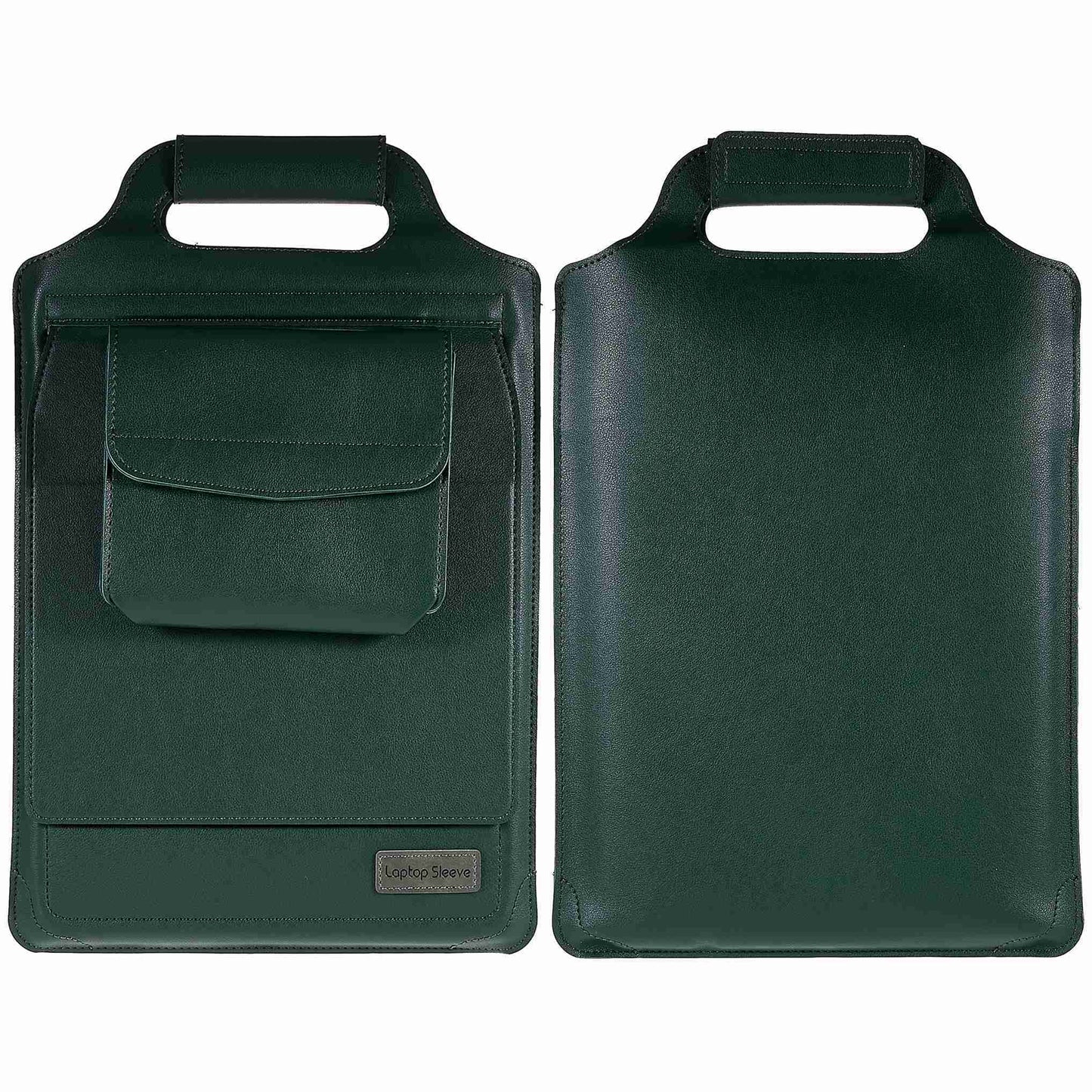 15-inch Laptop Sleeve Case PU Leather Notebook Carrying Case with Adjustable Stand