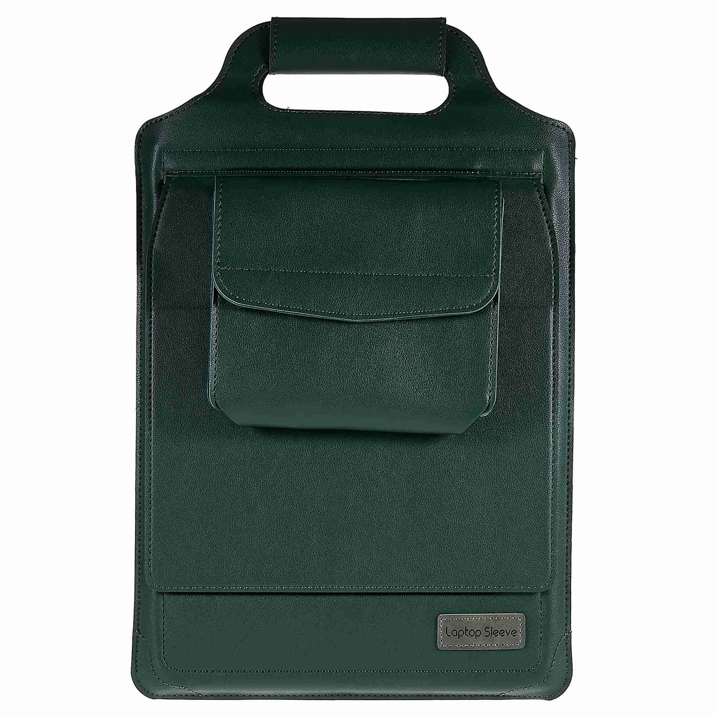 15-inch Laptop Sleeve Case PU Leather Notebook Carrying Case with Adjustable Stand