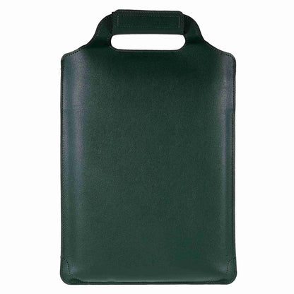 15-inch Laptop Sleeve Case PU Leather Notebook Carrying Case with Adjustable Stand