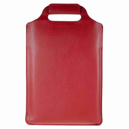 15-inch Laptop Sleeve Case PU Leather Notebook Carrying Case with Adjustable Stand