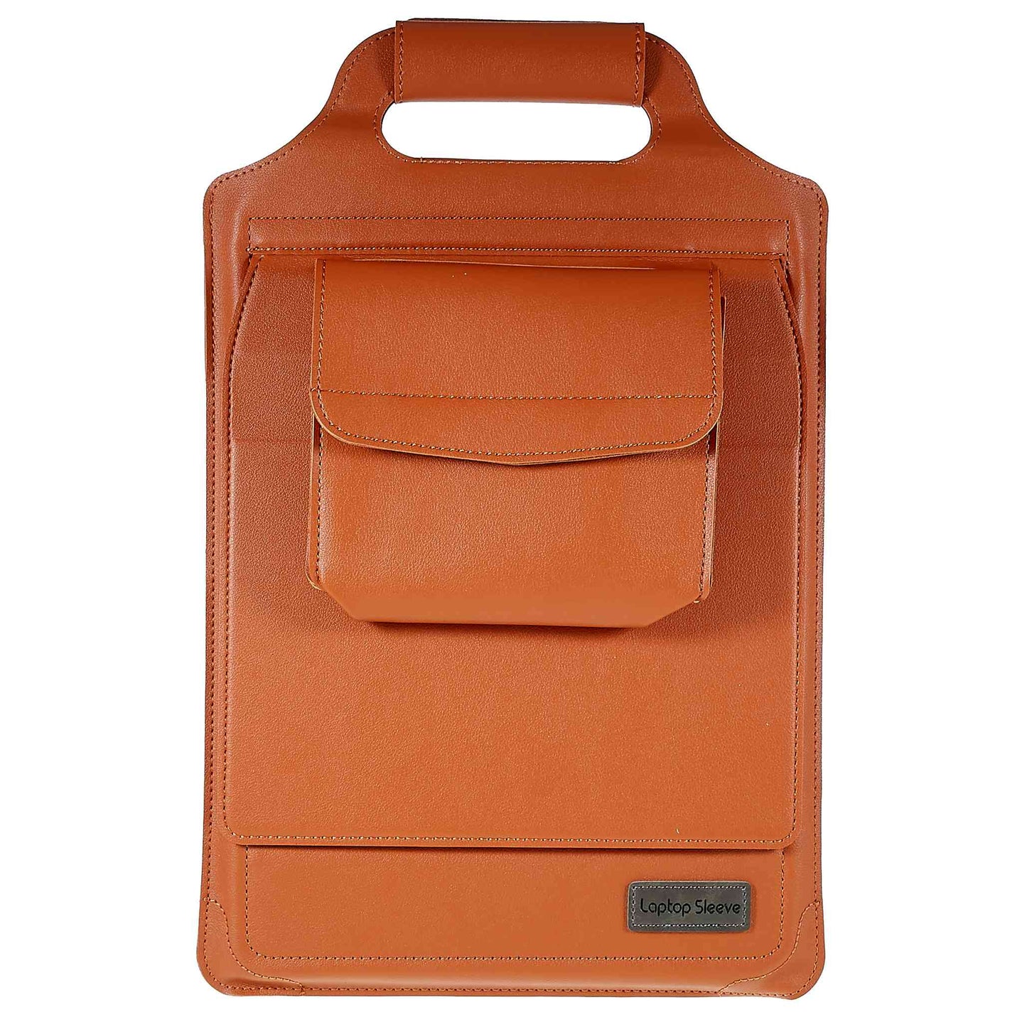 15-inch Laptop Sleeve Case PU Leather Notebook Carrying Case with Adjustable Stand