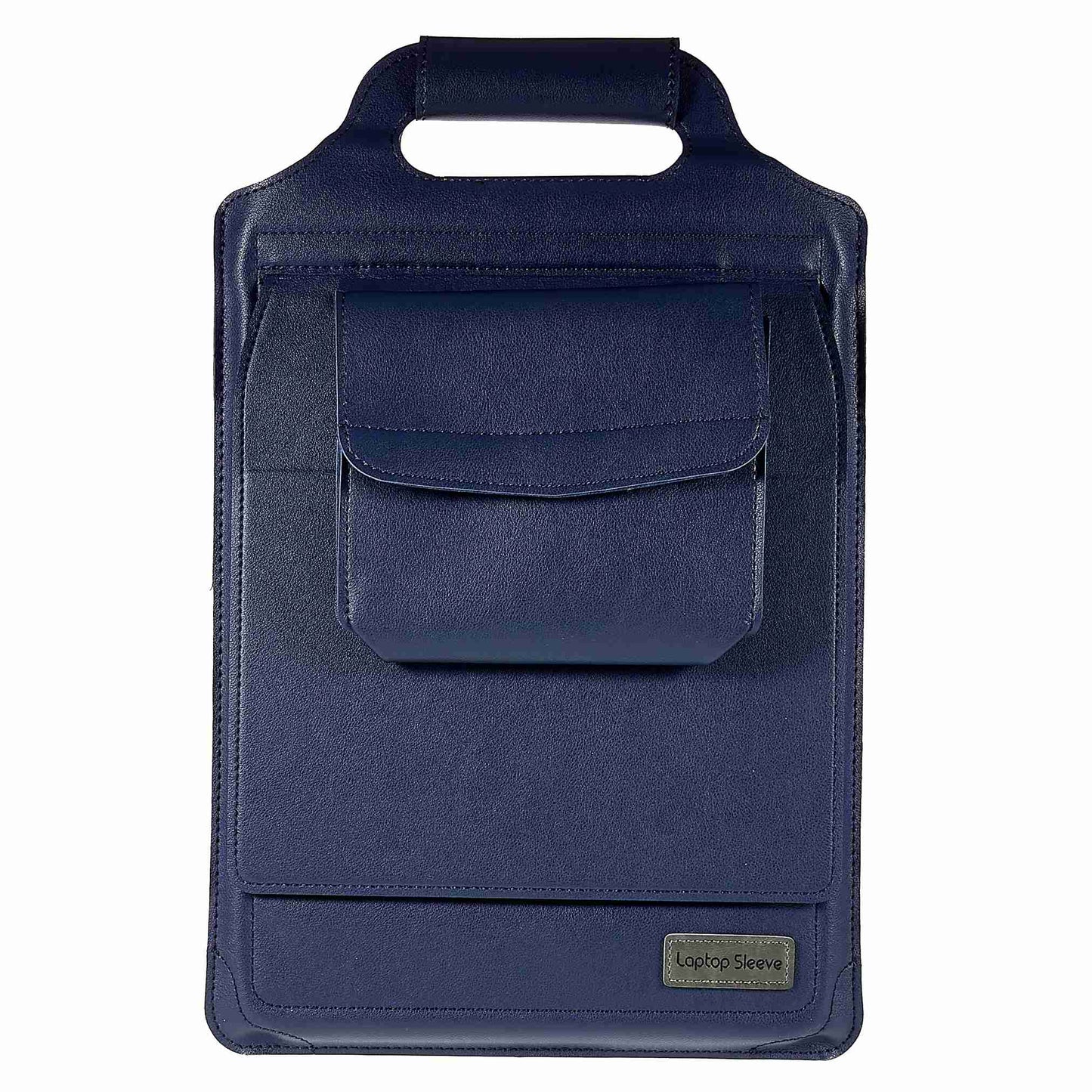 15-inch Laptop Sleeve Case PU Leather Notebook Carrying Case with Adjustable Stand