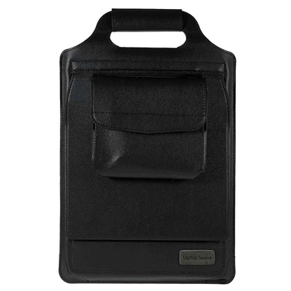 15-inch Laptop Sleeve Case PU Leather Notebook Carrying Case with Adjustable Stand