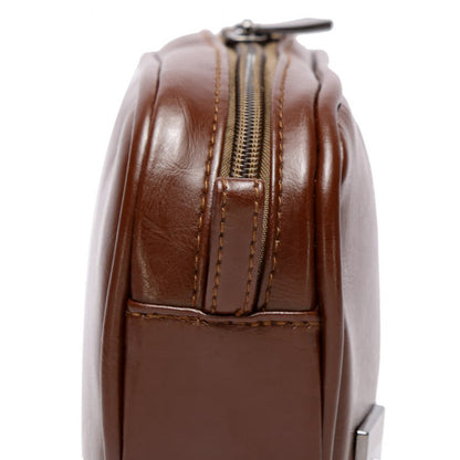 LISEN PU Leather Electronics Accessories Storage Bag Comestic Bag Makeup Organizer