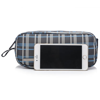 LISEN Digital Accessories Nylon Zipper Bag Data Cable U-disk Power Bank Charger Storage Bag