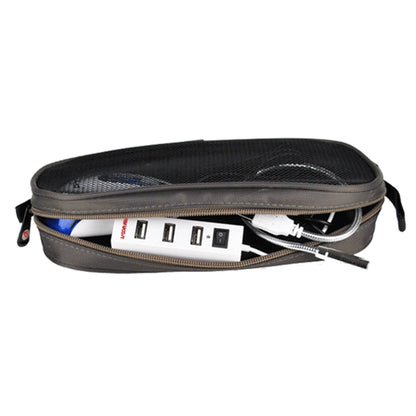 LISEN Portable Digital Accessories Nylon Carrying Bag Data Cable U-disk Earphone Storage Bag