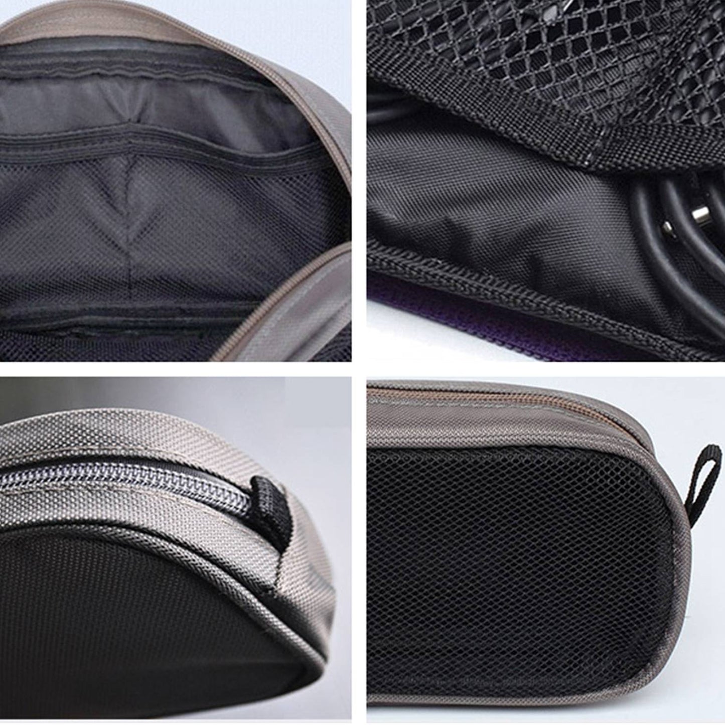 LISEN Portable Digital Accessories Nylon Carrying Bag Data Cable U-disk Earphone Storage Bag