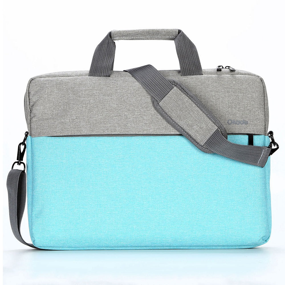 OKADE T52 14-inch Notebook Crossbody Handbag Portable Laptop Zipper Bag (with Shoulder Strap)