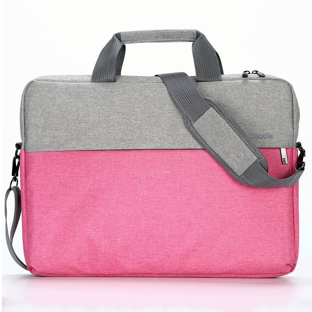 OKADE T52 14-inch Notebook Crossbody Handbag Portable Laptop Zipper Bag (with Shoulder Strap)