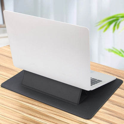 14" Notebook Computer Ultra-thin Sleeve Shockproof Anti-scratch Laptop Case with Magnetic Holder Stand