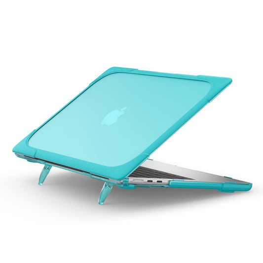 Shockproof Laptop Case for MacBook Air 13 inch (2022) A2681 Protective Case Notebook Computer Anti-Scratch Cover with Stand