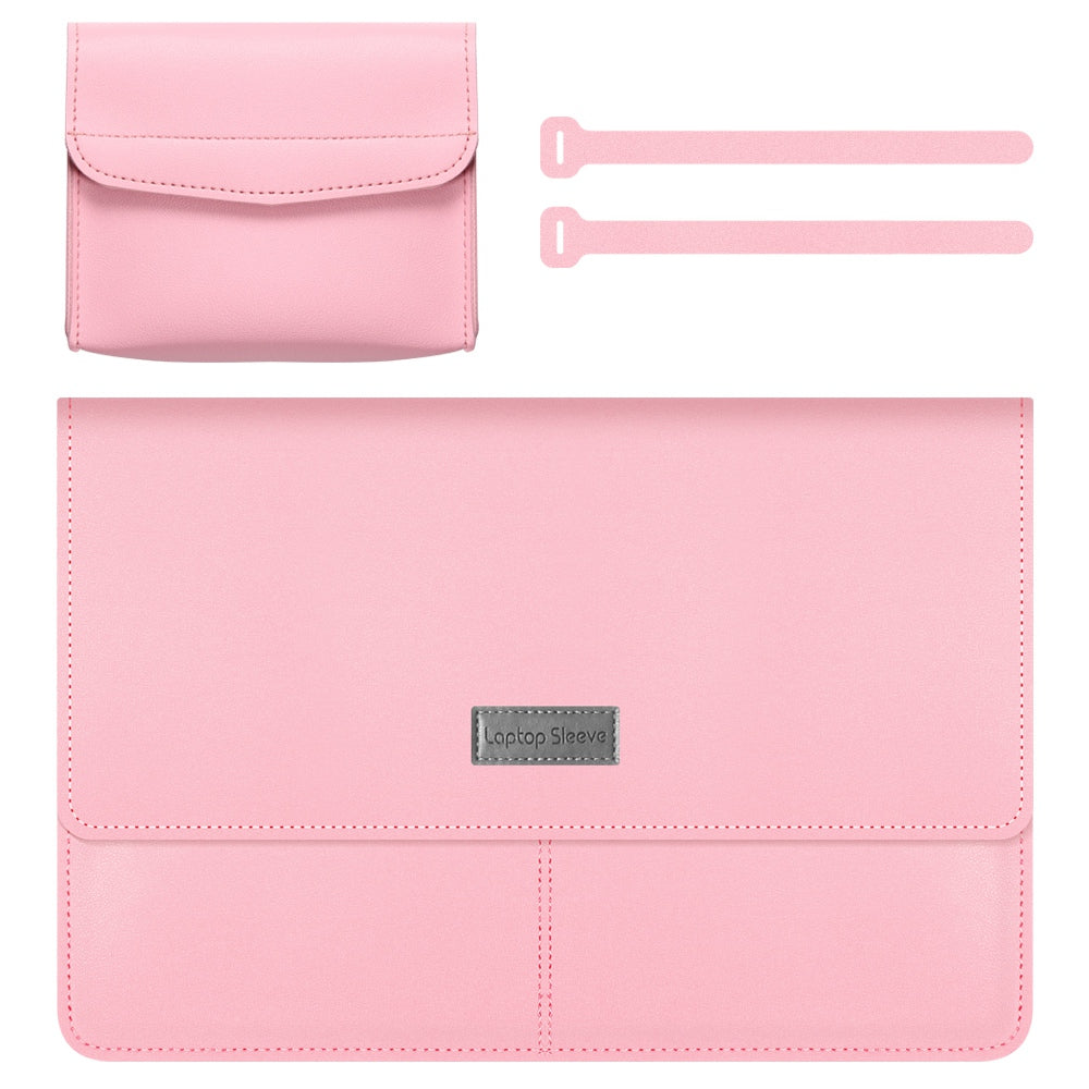 11-12 Inch Laptop Storage Bag for MacBook Anti-scratch PU Leather Notebook Computer Sleeve Mouse Pad