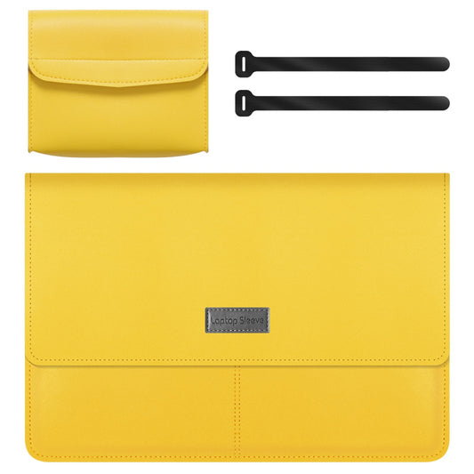11-12 Inch Laptop Storage Bag for MacBook Anti-scratch PU Leather Notebook Computer Sleeve Mouse Pad