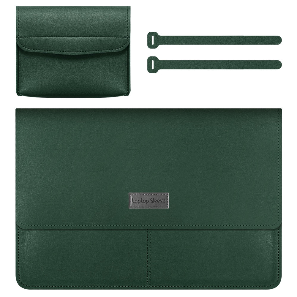 11-12 Inch Laptop Storage Bag for MacBook Anti-scratch PU Leather Notebook Computer Sleeve Mouse Pad