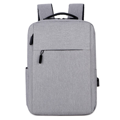 1101 Business Laptop Backpack Oxford Cloth Waterproof Rucksack with USB Charging Port for Travel School