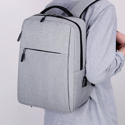 1101 Business Laptop Backpack Oxford Cloth Waterproof Rucksack with USB Charging Port for Travel School