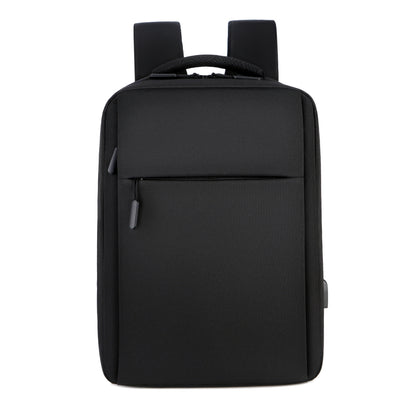 1106 Large Capacity Dual Layer Laptop Backpack Business Travel Shoulder Bag Rucksack with USB Charging Port