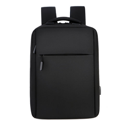 1106 Large Capacity Dual Layer Laptop Backpack Business Travel Shoulder Bag Rucksack with USB Charging Port