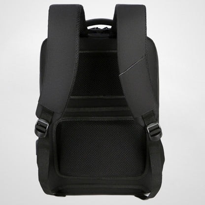 1106 Large Capacity Dual Layer Laptop Backpack Business Travel Shoulder Bag Rucksack with USB Charging Port