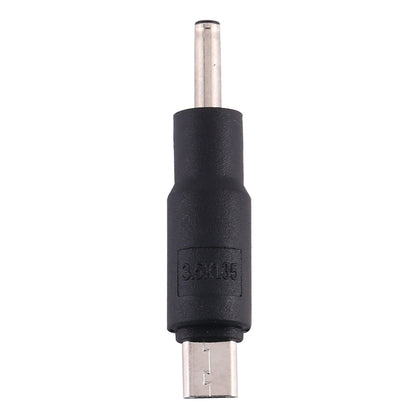 10Pcs DC Power Plug 3.5 x 1.35mm Male To Micro USB Male Adapter