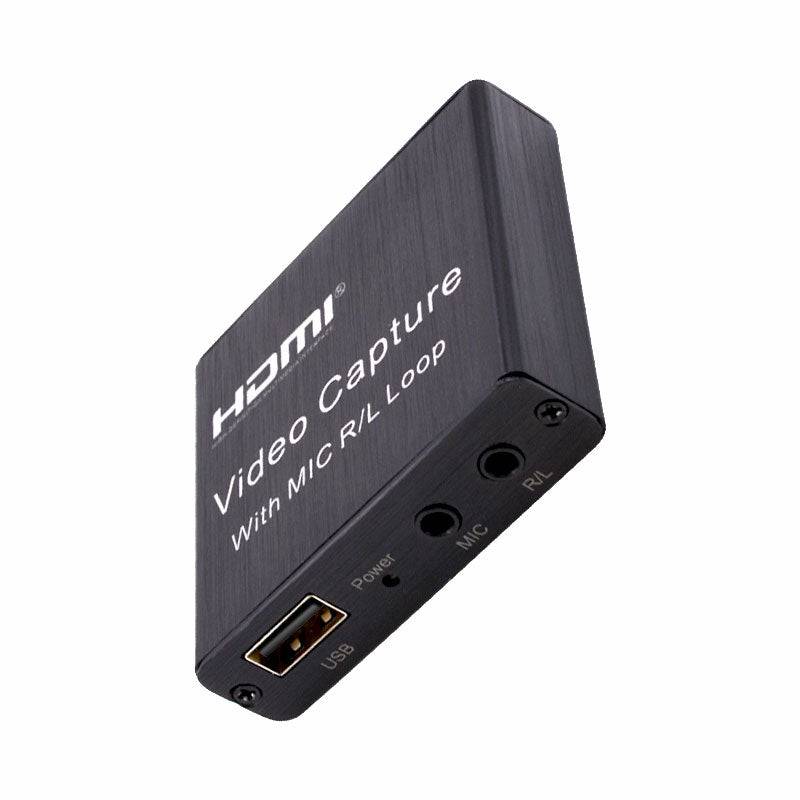 USB 2.0 Video Capture Card with Mic R/L Loop