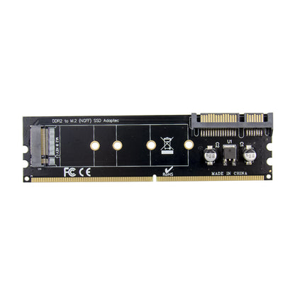 2280 DDR2 to M.2 Hard Drive NGFF Adapter HDD SSD Solid State Memory Expansion Card