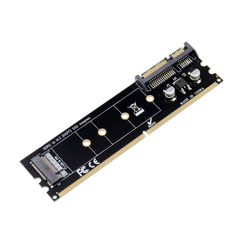 2280 DDR2 to M.2 Hard Drive NGFF Adapter HDD SSD Solid State Memory Expansion Card