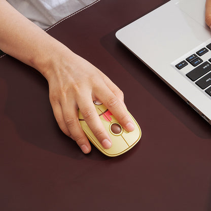 Large Gaming Laptop Mouse Pad Non-slip Oil Wax Texture Top Layer Cowhide Leather Office Desk Mousepad, 60x40cm