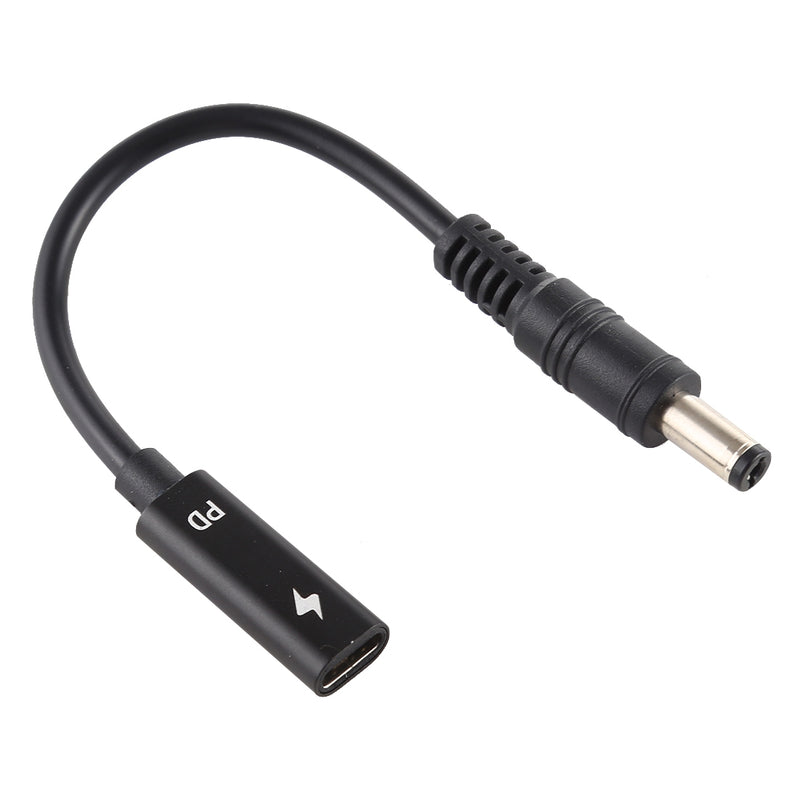 DP Type-C to 5.5x2.1mm Laptop Power Charging Cable