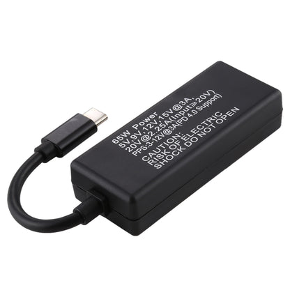 65W 5 Pin Magnetic Head to Type-C Male Head Converter for Apple Laptop All Models