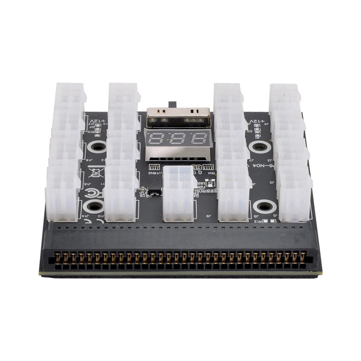 PW-001 12V ATX 17Ports 6Pin Power Supply Breakout Board Adapter Converter for Ethereum ETH BTC Mining Miner
