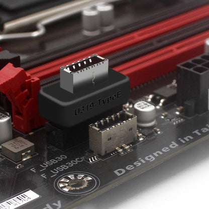 UC-069 Overmold USB 3.1 Front Panel Socket Key-A Type-E to USB 3.0 20Pin Header Male Extension Adapter