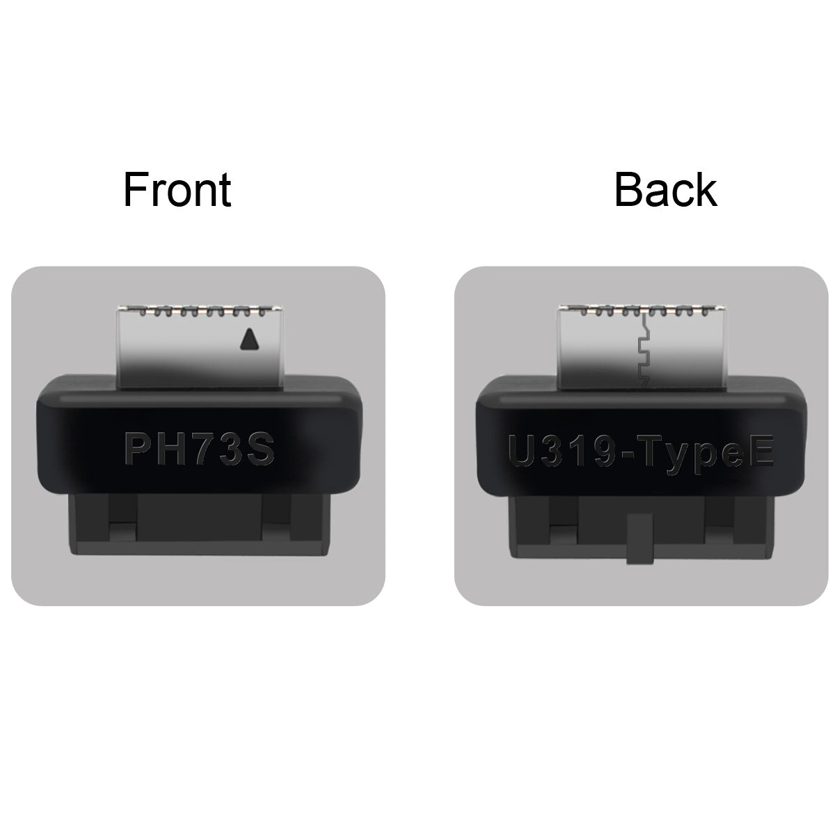 UC-069 Overmold USB 3.1 Front Panel Socket Key-A Type-E to USB 3.0 20Pin Header Male Extension Adapter