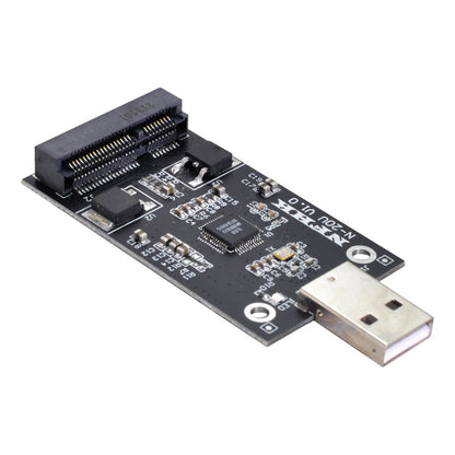 U2-008 Mini PCI-E mSATA to USB 2.0 External SSD PCBA Converter Adapter Card without Case