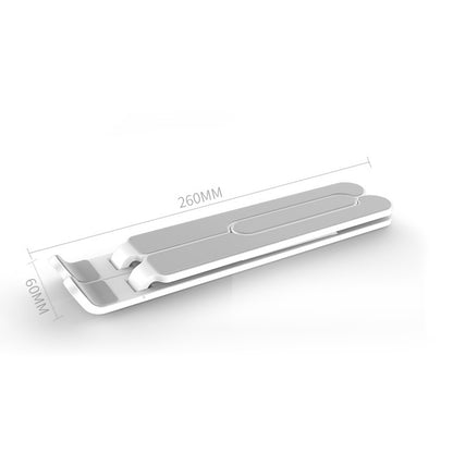 Foldable Portable Desktop Computer Laptop Stand 6-Level Angle Adjustable Height Laptop Mount