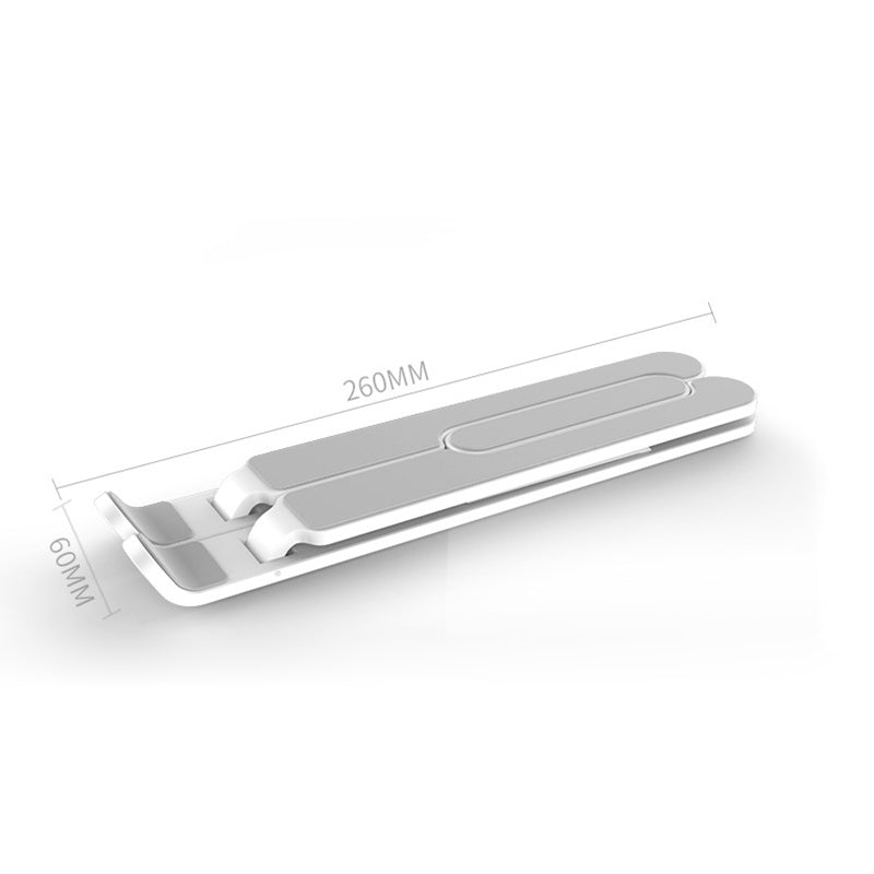 Foldable Portable Desktop Computer Laptop Stand 6-Level Angle Adjustable Height Laptop Mount