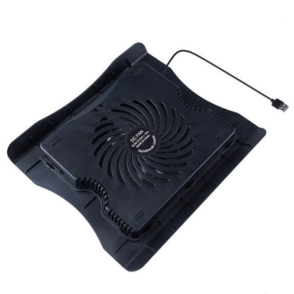 883 Desktop Notebook Router Heat Dissipation Base LED Light Fan Cooler Stand Laptop Cooling Pad
