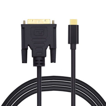1.8m USB 3.1 Type C USB-C Source to DVI 1080P Displays Male Monitor Cable for Laptop