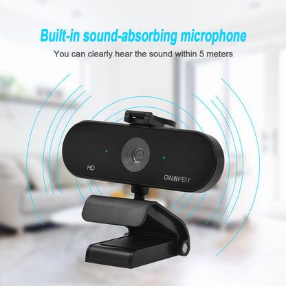 A25 HD 1080P Auto-focus Camera Live Stream Video Conference Camera with Microphone USB Webcam