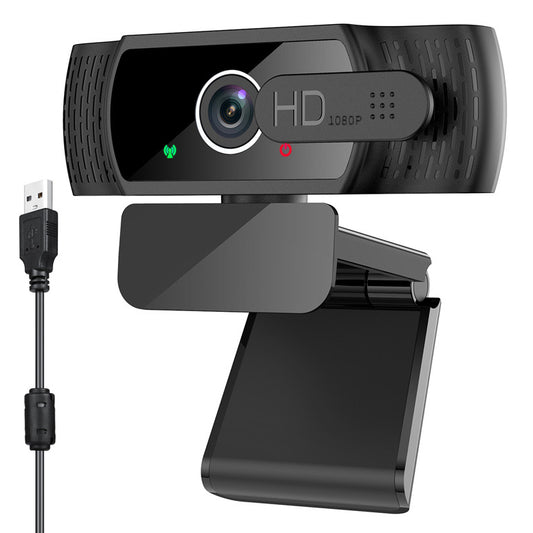 1080P Full HD USB Webcam Plug Play Monitor Camera with Microphone/Privacy Cover for Desktop Computers Laptops Video Work