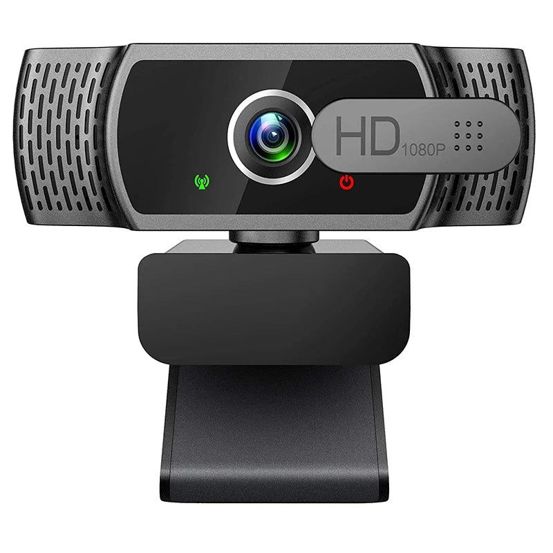 1080P Full HD USB Webcam Plug Play Monitor Camera with Microphone/Privacy Cover for Desktop Computers Laptops Video Work