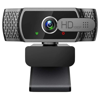 1080P Full HD USB Webcam Plug Play Monitor Camera with Microphone/Privacy Cover for Desktop Computers Laptops Video Work